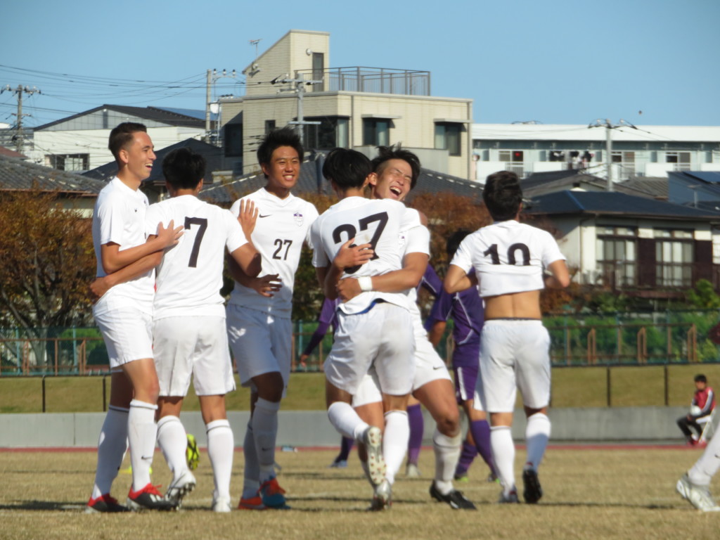 関東大学サッカーリーグ第21節vs東京学芸大学